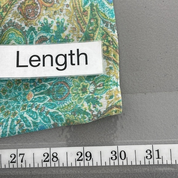 O'Neil Dress Small Green Floral NWT Halter Top Midi Declan Summer - Picture 17 of 17